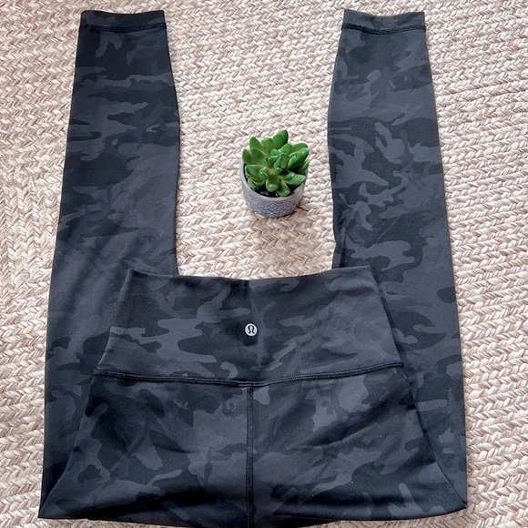 Lululemon 4 Wunder Under HR Tight 25" Full-On Luon Incognito Camo Multi Grey - Picture 2 of 9